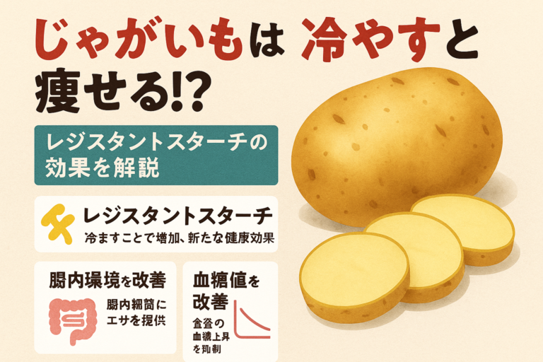 冷やしポテサラで腸活＆ダイエット｜レジスタントスターチの驚きの力とは？